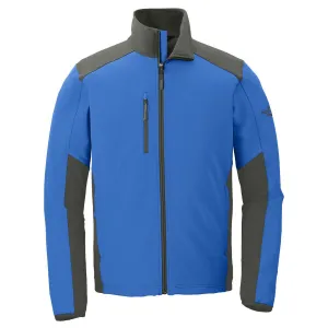 The North Face Men's Monster Blue/ Asphalt Grey Tech Stretch Soft Shell Jacket