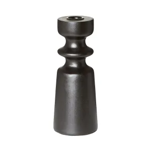 Wanda Black Candleholder Small 20x8x8cm