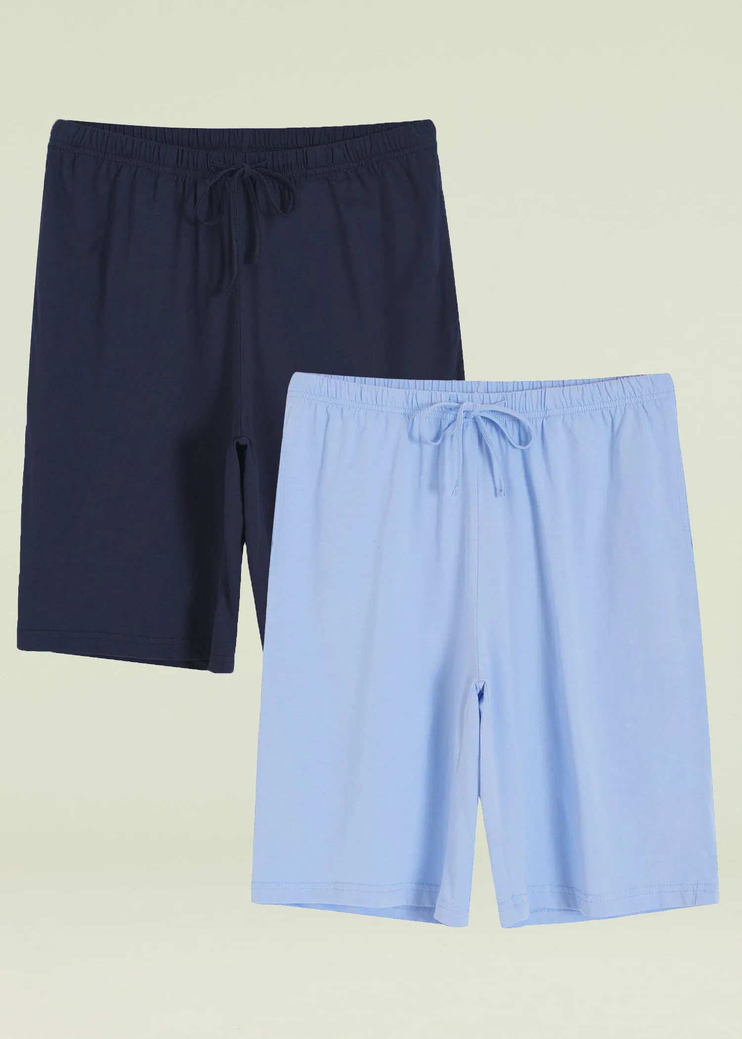 Women's Cotton Pajama Shorts Soft Bermuda Sleep Shorts