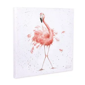 Wrendale Canvas Art OC005 Flamingo